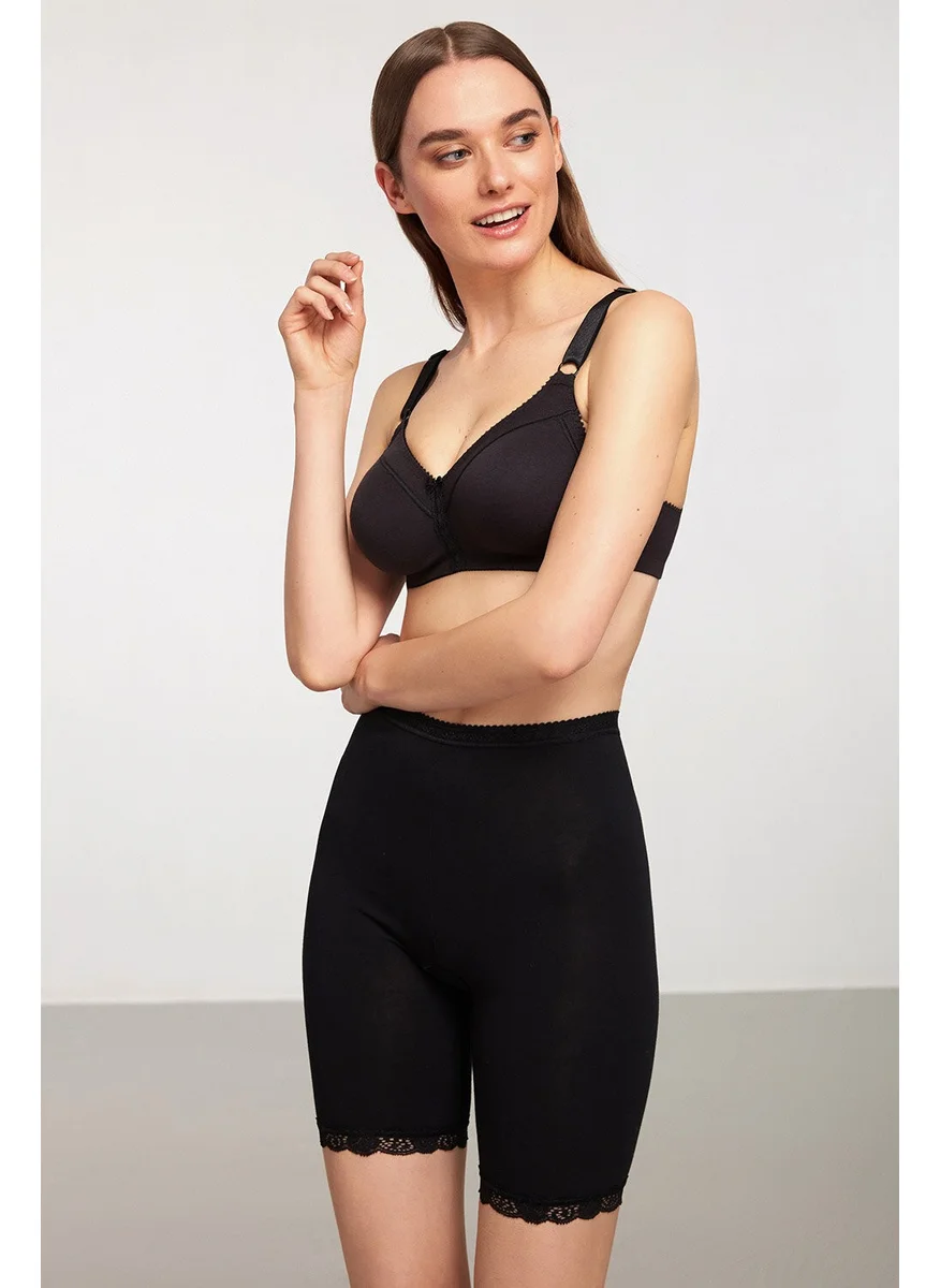 كوم Basic Long Panties Black