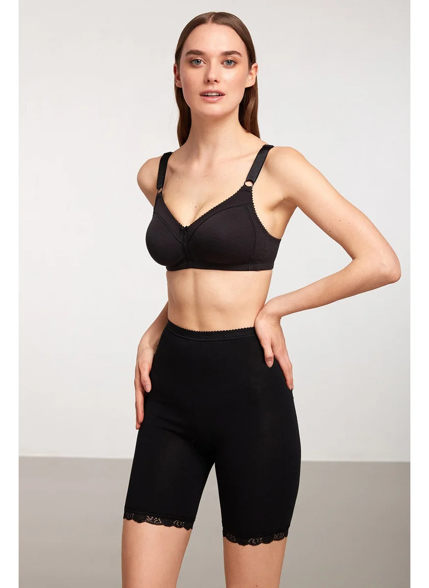 كوم Basic Long Panties Black