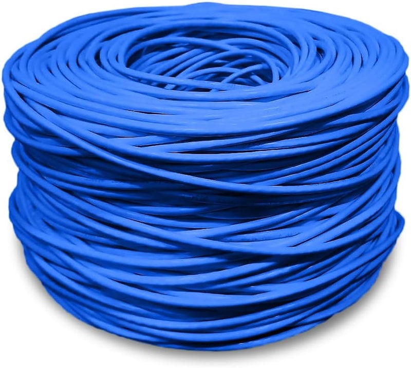 Dripstone 600001 1000ft CAT5e 4/UTP Ethernet LAN Cable 24AWG Network Wire (Blue) - Image 3