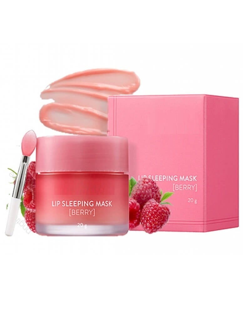 Lip Sleeping Mask Berry 20g - Hydrating & Nourishing Overnight Lip Care