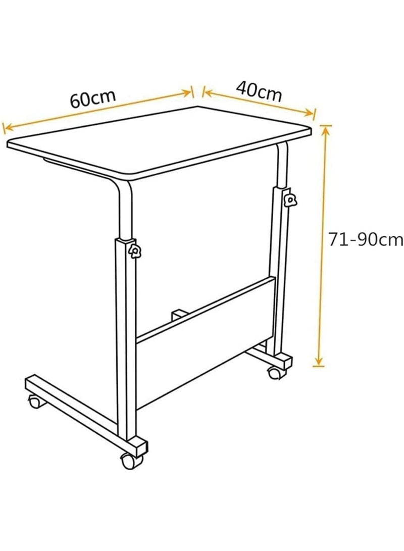 بلومنغ تايم مكتب كمبيوتر محمول قابل للتعديل - طاولة كمبيوتر بجانب السرير للاستخدام المنزلي والمكتبي - Image 3