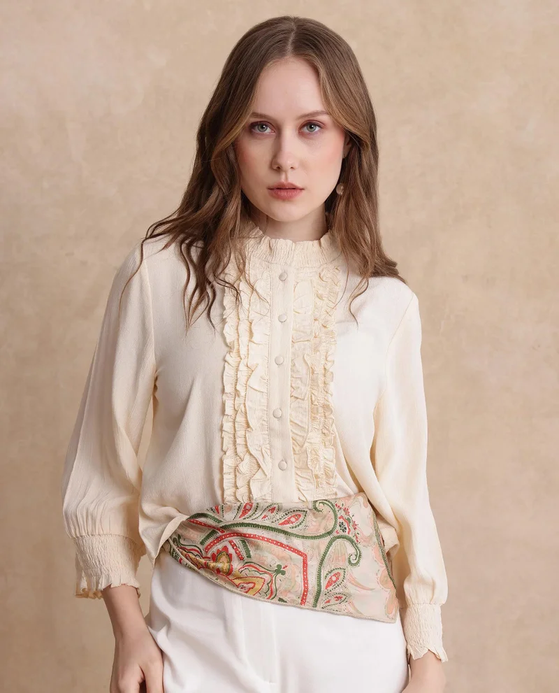 ريريزم Women's Full Sleeve Regular Sleeves Top