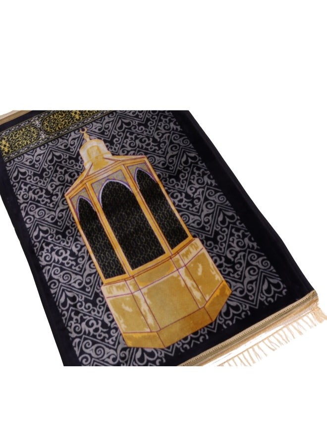سمارت هوم - سجادة صلاة سيراميك / قطيفة كبيرة ثابتة مبطنة/شرشف صلاة ١١٠*٧٠سم - Image 1