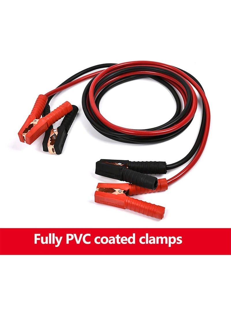 4M Professional Jumper Cables - Ultra High Power 1800AMP Heavy Duty Jump Leads - 4 Meters Long for HGV, Trucks, Vans & Cars - Reliable Booster Cables for 12V-24V Batteries - Image 3