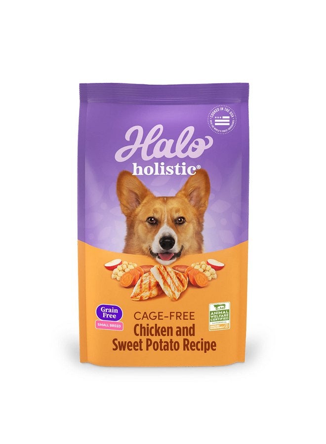 Halo Holistic Small Breed Grain Free Cage-free Chicken & Sweet Potato Recipe 3.5 lb - Image 1