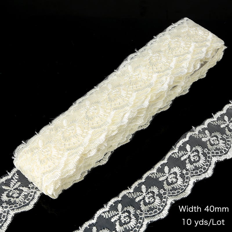 Factory wholesale color embroidery lace decoration clothing accessories accessories diy hand woven material accessories Light brown - Image 3