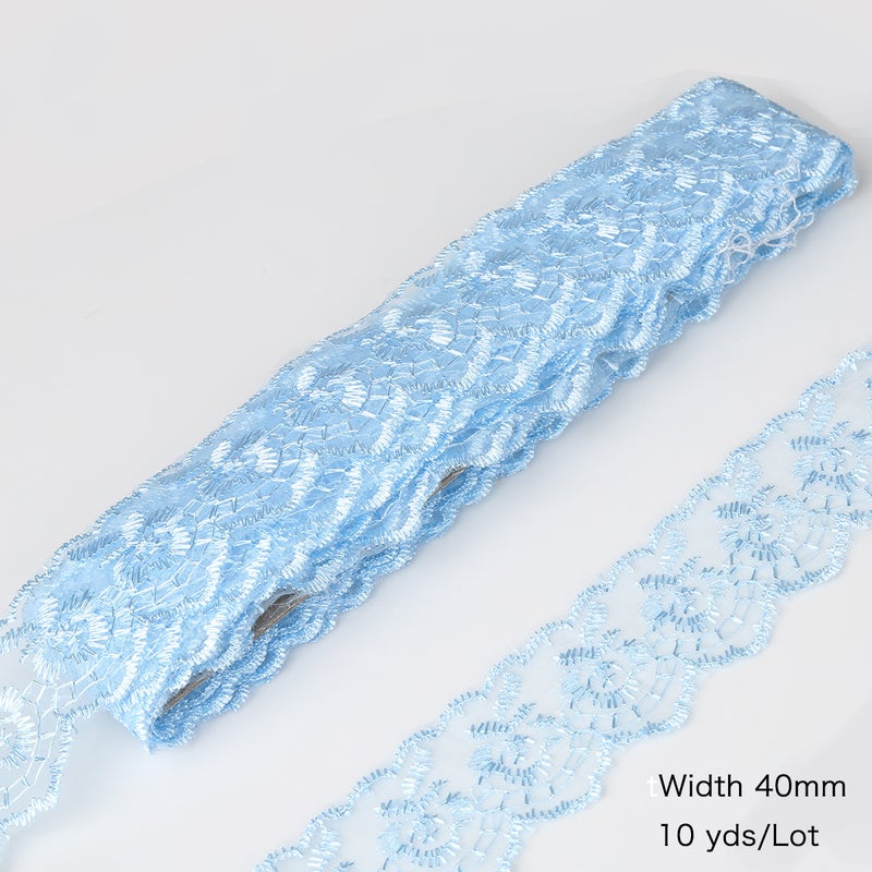 Factory wholesale color embroidery lace decoration clothing accessories accessories diy hand woven material accessories Light brown - Image 2