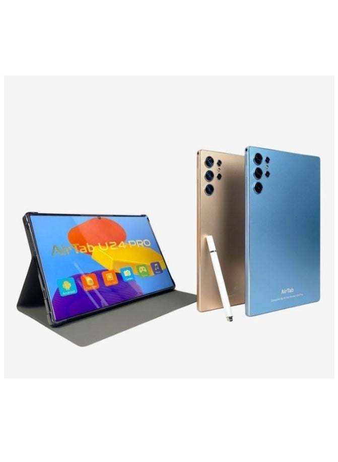 AirTab U24 Pro Smart Tablet 10.1-Inch FHD Display with 16GB RAM, 1TB Storage, and Arabic Keyboard – Powerful Android Tablet in Elegant Black for Study, Work, Gaming & Entertainment – Dual SIM & Wi-Fi - Image 1