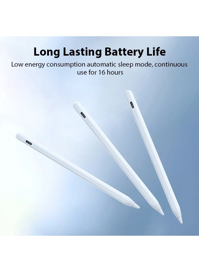 Universal Capacitive Stylus Pen Compatible with iOS/Android/Microsoft Smartphones and Tablets, Tilt Pressure High Precision Touch Pen Suitable for iPad, for iPhone, and All Touch Screen Devices - Image 3