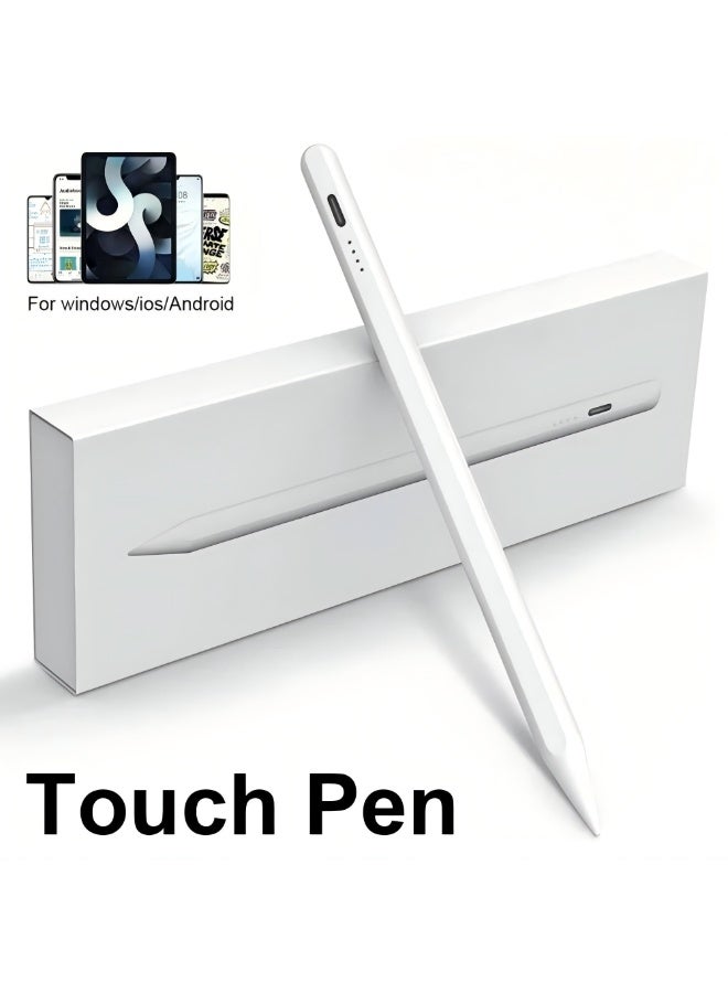 Universal Capacitive Stylus Pen Compatible with iOS/Android/Microsoft Smartphones and Tablets, Tilt Pressure High Precision Touch Pen Suitable for iPad, for iPhone, and All Touch Screen Devices - Image 1