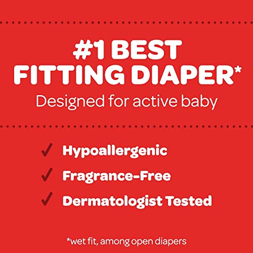 Huggies Little Movers Baby Diapers, Size 6 (35+ lbs), 84 Ct - Image 2