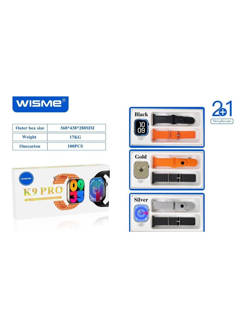 Smart Watch wisme k9 pro multi function smart watch - Image 4