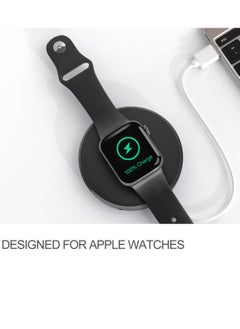 KASTWAVE for Apple Watch Charger Stand Charging Cable Organizer Portable Charging Station Management Dock Holder Compatible with Apple Watch Series 6/SE/5/4/3/2/1, Travel Dock Holder for iwatch  - Image 3