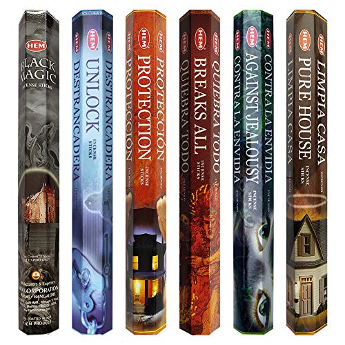 TRUMIRI Hem Incense Sticks Variety Pack #21 and Incense Stick Holder Bundle with 6 Witchcraft Themed Fragrances - Image 2