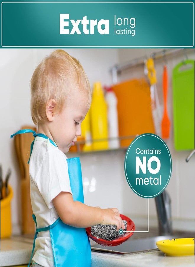 DR. SCHAVIT Perfect Scour 2 Pack Scrub Sponges for Kitchen - Multipurpose Non-Scratch Sponge with Heavy Duty Scouring Power - Soft and Fast Cleaning Scrubber for Cleaning Dishes, Pans, Pots and Hard Stains - Image 3