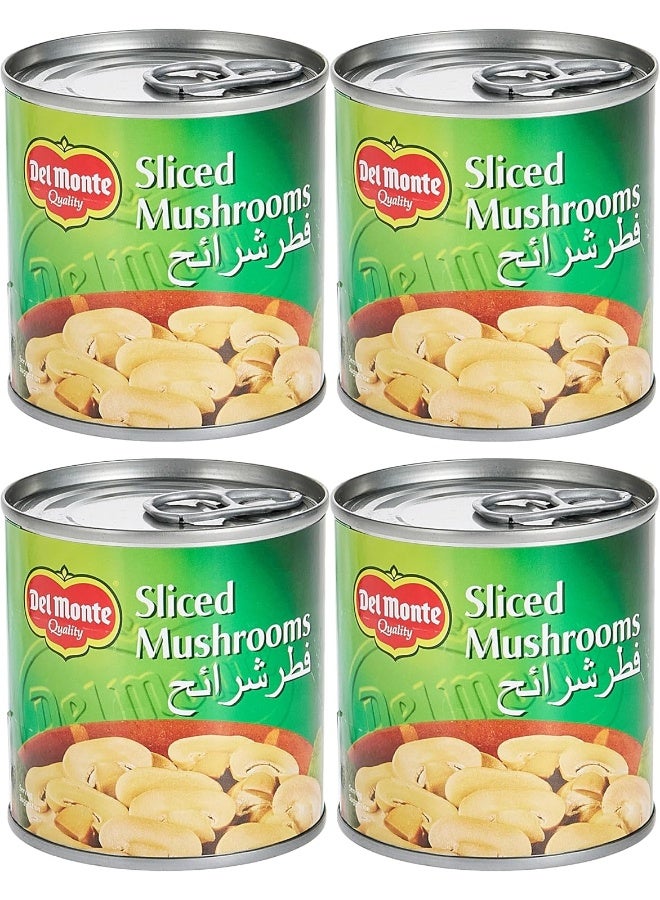 Del Monte Canned Sliced Mushrooms 4 X 200 gm (Pack Of 4) - Image 1