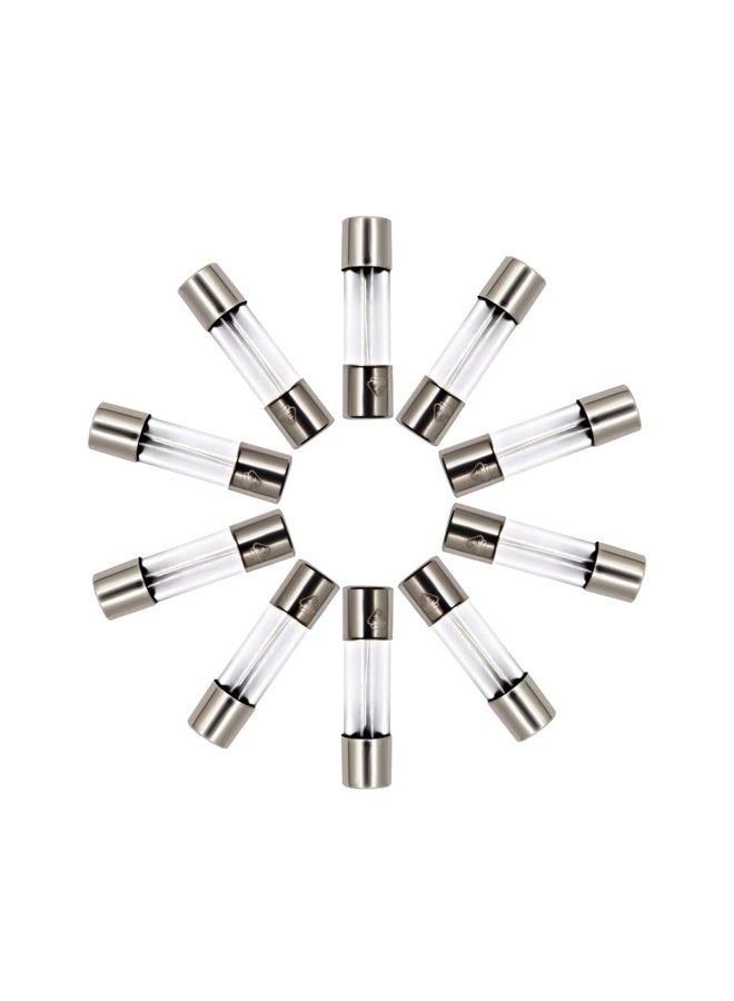 Sixqjzml  10 Pack F5Al Fast-Blow Fuse 5A 5Amp 125V Glass Fuses 0.2 X 0.78 Inch 5 X 20 Mm 125Volt F5A  - Image 5