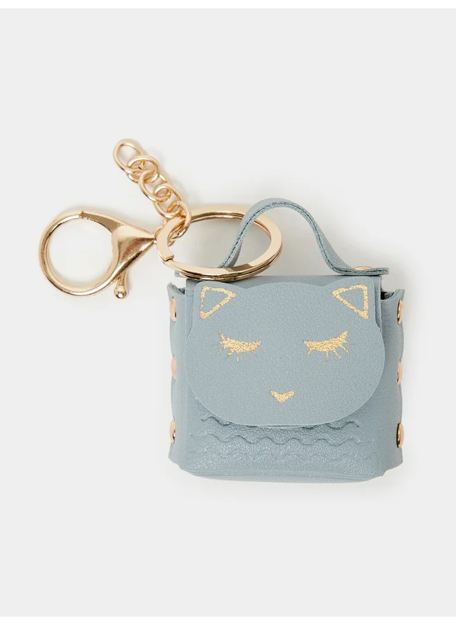 Styli Styli Cat Print Coin Purse Key Chain