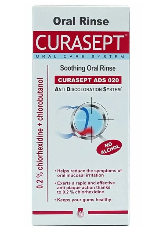 Curasept ADS 020 Soothing Mouthwash 200mL - Image 1