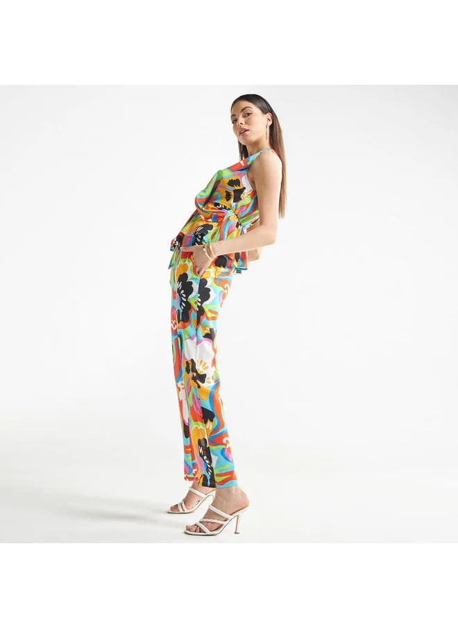 FAV All-Over Print Halter Neck Top