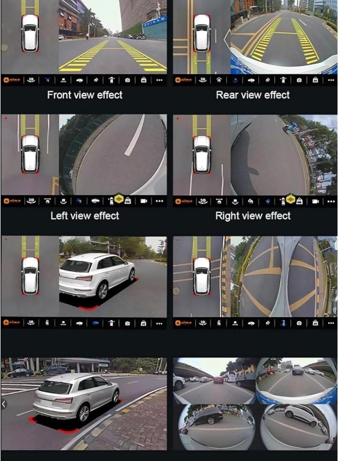 Vierex شاشة ستيريو سيارة أندرويد لموديلات ميتسوبيشي ASX 2013-2015 وميتسوبيشي أوتلاندر 2011-2017 مع Apple Carplay وAndroid Auto وWiFi لاسلكي وBluetooth 4G وشاشة تعمل باللمس وكاميرا AHD مرفقة (4+32GB وكاميرات 360D) - Image 3