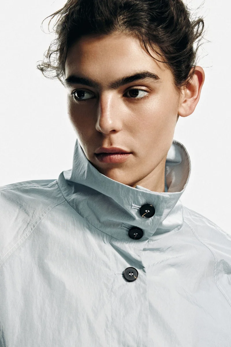 H&M Oversized bubble-hem jacket