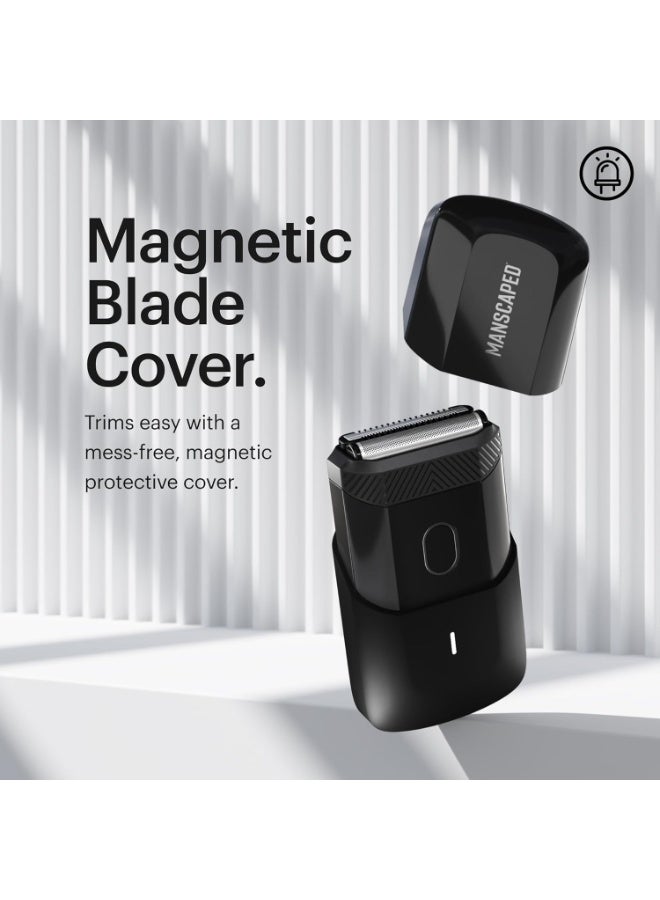 MANSCAPED® The Handyman™ Compact Face Shaver – Portable Men’s Travel Facial Hair Groomer, USB-C Rechargeable Razor - Image 4