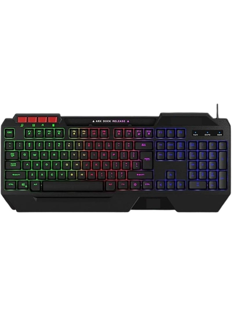 AULA T650 Wired Keyboard + Mouse + Headset +Mouse Pad Set - Image 1