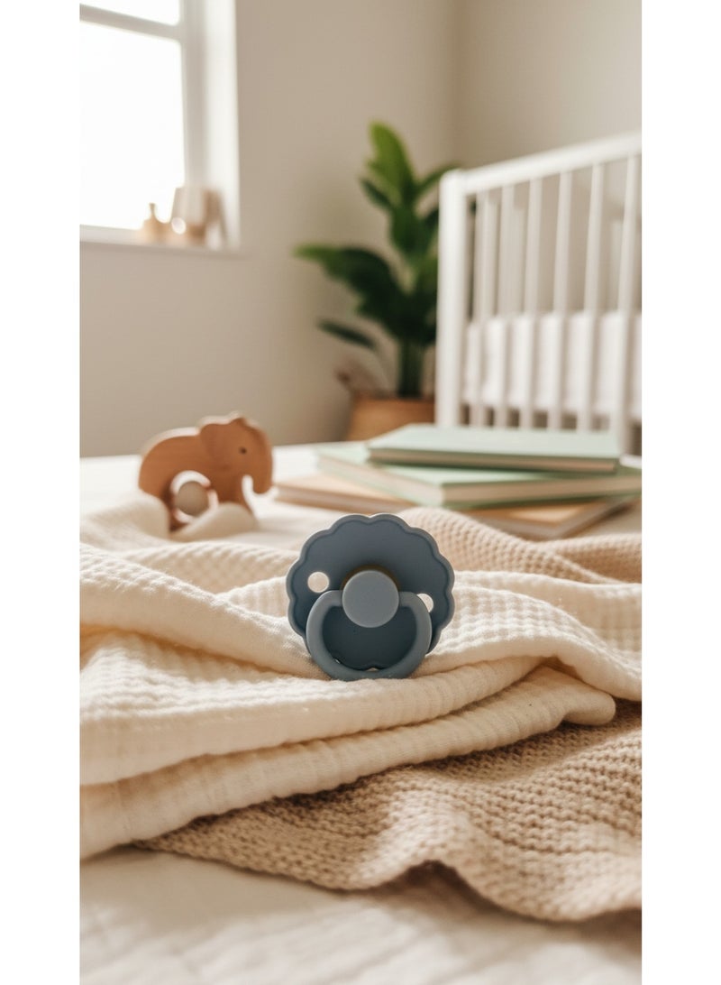 FRIGG Natural Latex Baby Pacifier | Size 2 (6–18 Months) | BPA-Free, Orthodontic Soother | Designed & Made in Denmark - Image 2