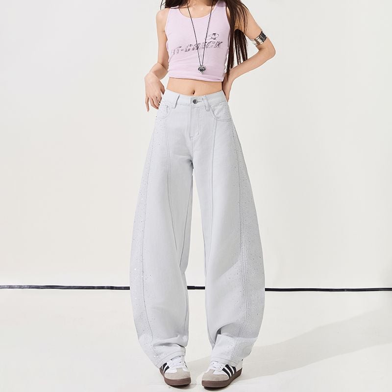 Unisex Casual Daily Denim Jeans - Image 2