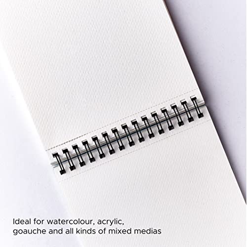 Factor Notes Watercolour Book: A5, 300 GSM Paper, 24 Pages with Perforation, Wiro Bound (Wine Glass) - Image 4