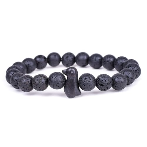 Fahlo Penguin Tracking Bracelet – Track a Real Penguin’s Journey – Supports Wildlife Conservation – Elastic, One Size Fits Most – on Interactive Mobile App Map – Unisex Conservation Gift (Blackout) - Image 1