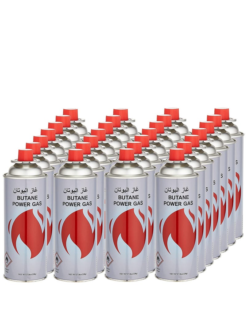 GO2CAMPS Set of 28 Peices Butane Gas Catridge (Full Carton) | Camping Gas for Portable Camping Stove and Picnic Stoves - Image 1