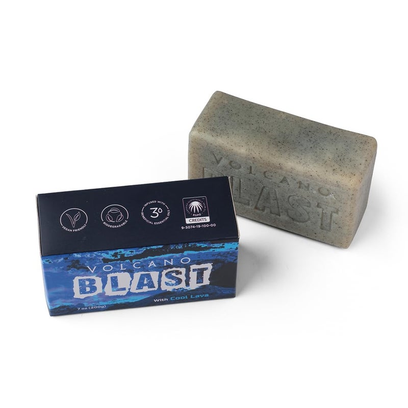 Bali Soap - Volcano Blast - Scrubby Lava Exfoliating Heavy Grit Volcanic Hand & Body Soap - Natural Glycerin & Moisturizing Oils, 7 Oz - Image 3
