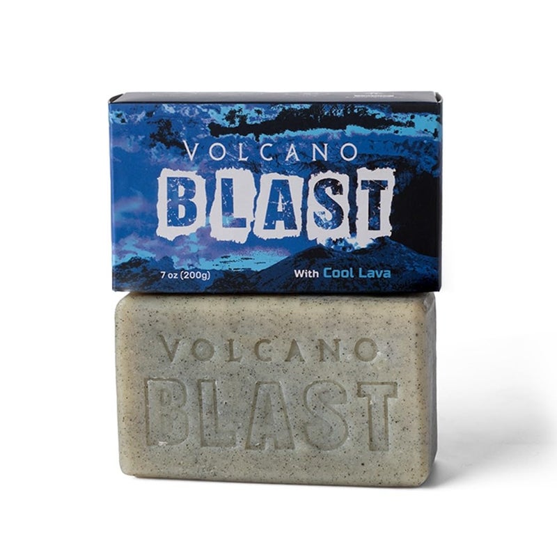 Bali Soap - Volcano Blast - Scrubby Lava Exfoliating Heavy Grit Volcanic Hand & Body Soap - Natural Glycerin & Moisturizing Oils, 7 Oz - Image 1