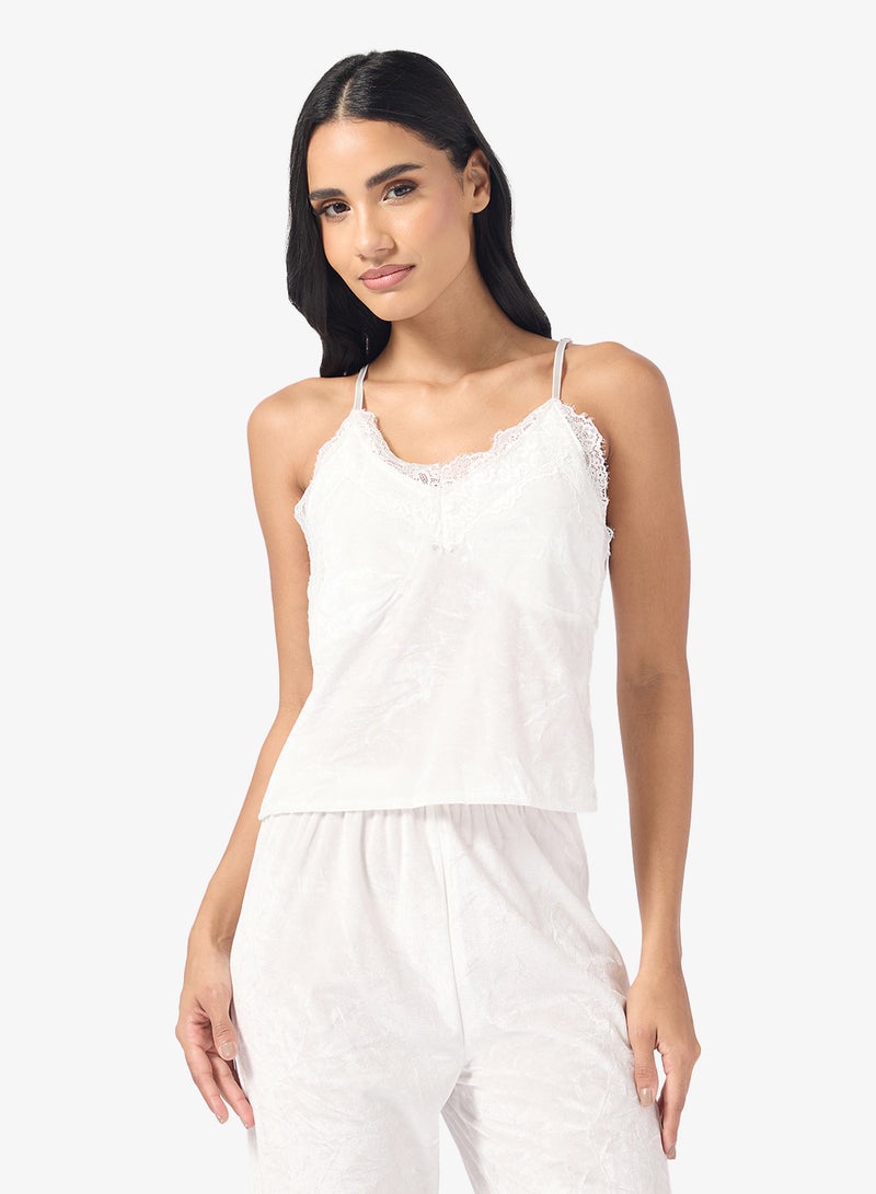 جينجر طقم بيجامة مريح من المخمل - Image 3