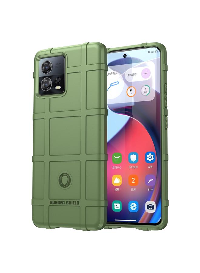 جرين تايجر لهاتف موتورولا إيدج 30 فيوجن حافظة تي بي يو مقاومة للصدمات بتغطية كاملة (أخضر) - Image 1