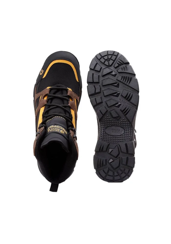 Bacca Bucci Brown and Yellow Discovery Outrider All-Terrain Comfort Meets Rugged Durability—Conquer Every Trail in Style for Men | Best Price UAE