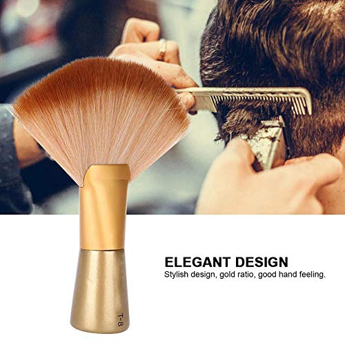 Cimenn Soft Fan-Shaped Neck Duster Brush, Large Sweep Hair and Face Cleaning Brush for Salon Stylists and Barbers - Image 2