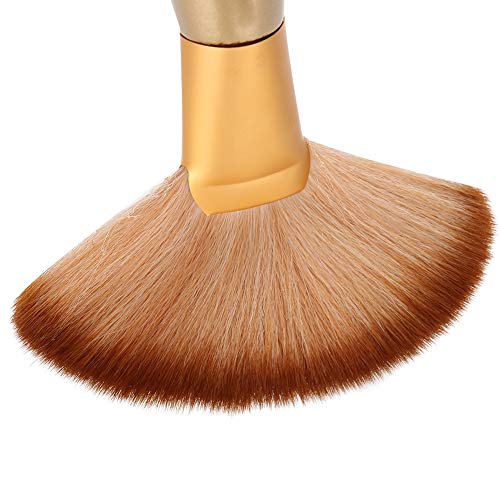 Cimenn Soft Fan-Shaped Neck Duster Brush, Large Sweep Hair and Face Cleaning Brush for Salon Stylists and Barbers - Image 5