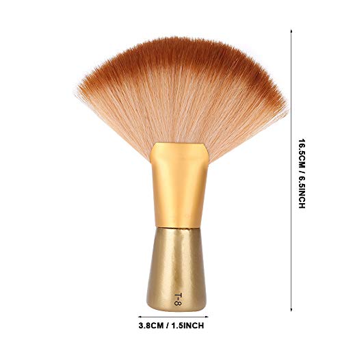 Cimenn Soft Fan-Shaped Neck Duster Brush, Large Sweep Hair and Face Cleaning Brush for Salon Stylists and Barbers - Image 4