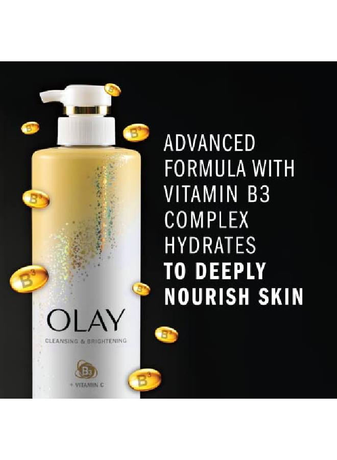 Olay Body Wash With Vitamin C And Vitamin B3 Cleansing & Brightening 17.9 Fl Oz (Pack Of 4) - Image 4