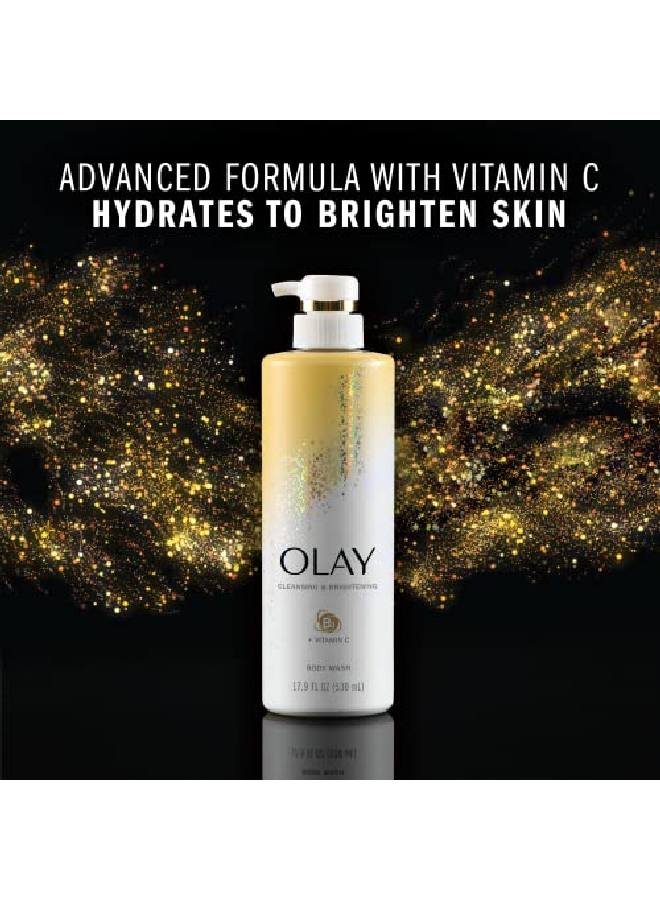 Olay Body Wash With Vitamin C And Vitamin B3 Cleansing & Brightening 17.9 Fl Oz (Pack Of 4) - Image 5