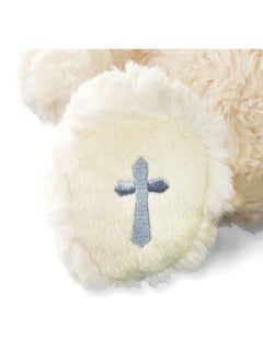 DEMDACO Nat And Jules The Lord'S Prayer Bear With Ribbon Cross Children'S Plush Stuffed Animal  - Image 4
