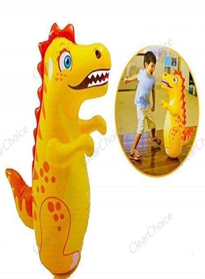 ClearChoice:- Dragon Punching Bag Toy for Kids - PVC Inflatable Bop Bag with Water-Weighted Base, Multi-Color,(1 Piece) - Image 2