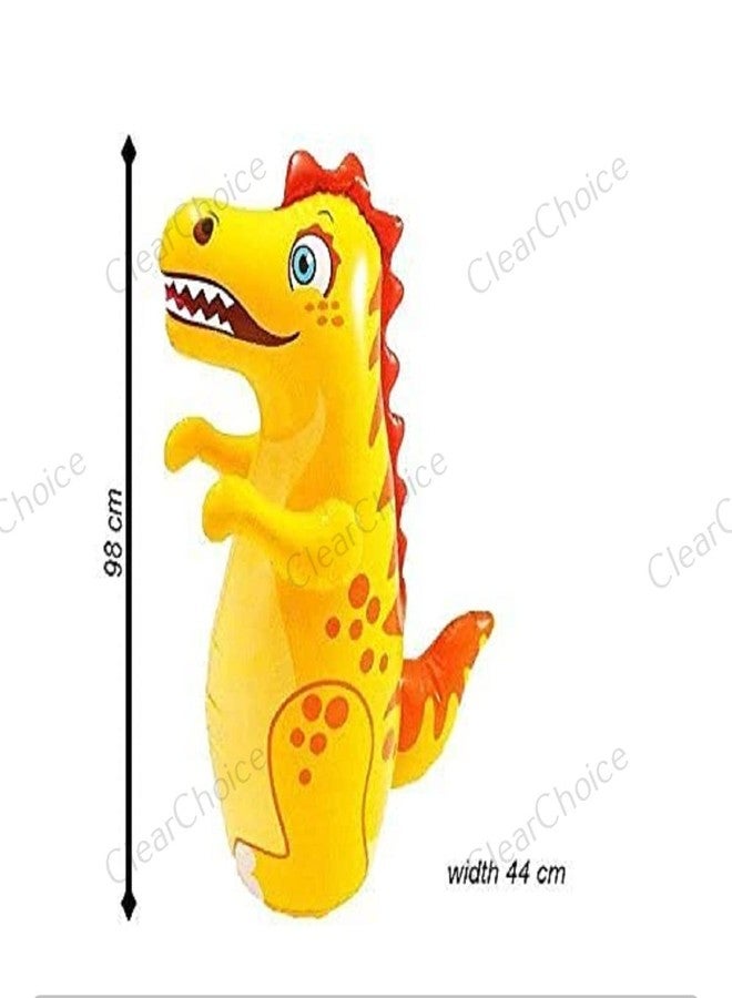 ClearChoice:- Dragon Punching Bag Toy for Kids - PVC Inflatable Bop Bag with Water-Weighted Base, Multi-Color,(1 Piece) - Image 5