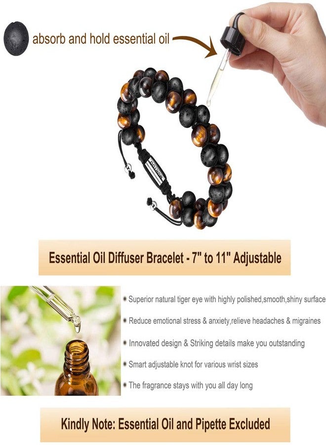 murtoo Bead Chakra Bracelets for Men and Women, Double-layered Healing Yoga Crystals Beaded Bracelet, Natural Stone Mens Bracelet for Meditation, Relax Anxiety - Image 4