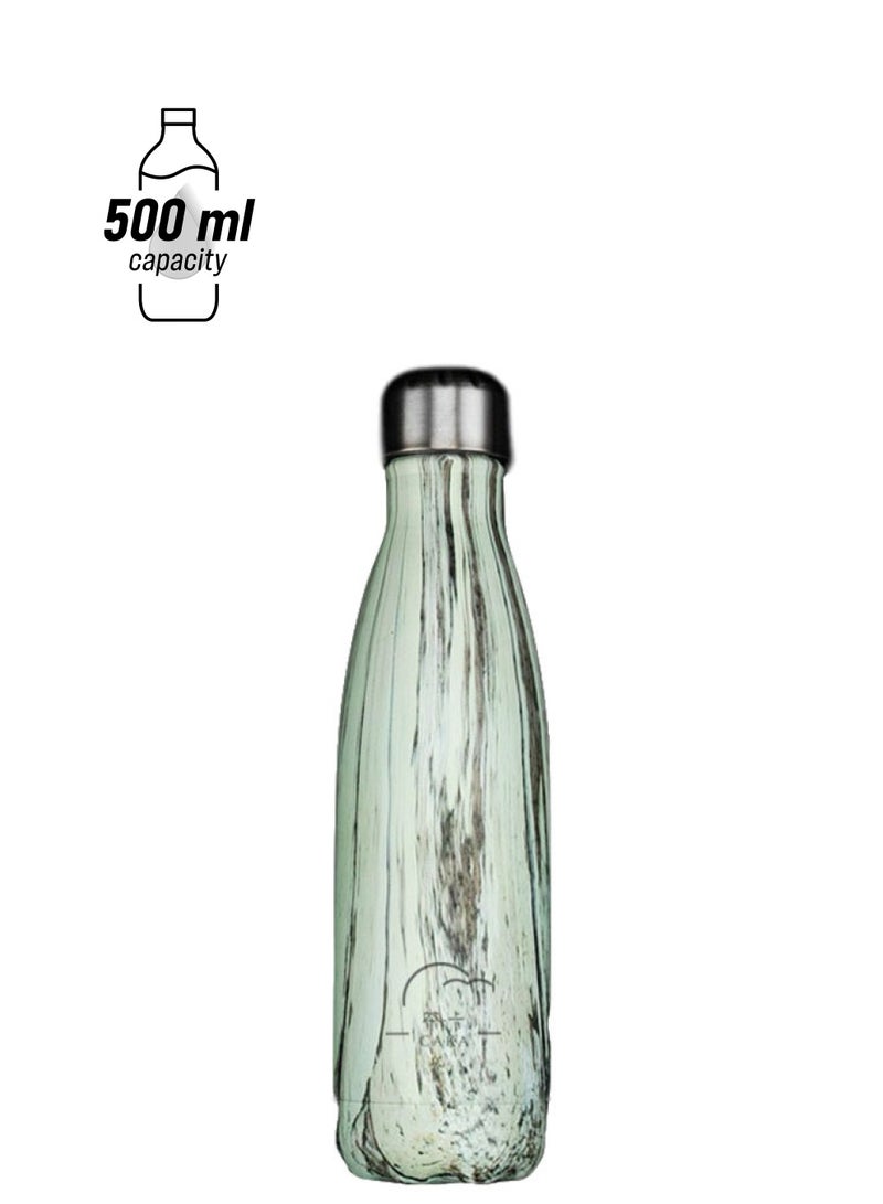 NIBEMINENT New Vacuum Stainless Steel Water Bottle Green 500ml