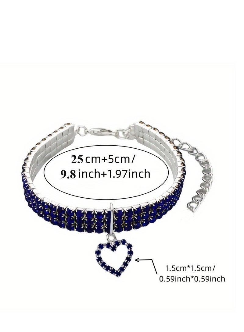 إينوشا قلادة مضيئة لحفلات أعياد ميلاد الحيوانات - طوق مرن مع قلادة لتزيين الكلاب الصغيرة والقطط - Image 3