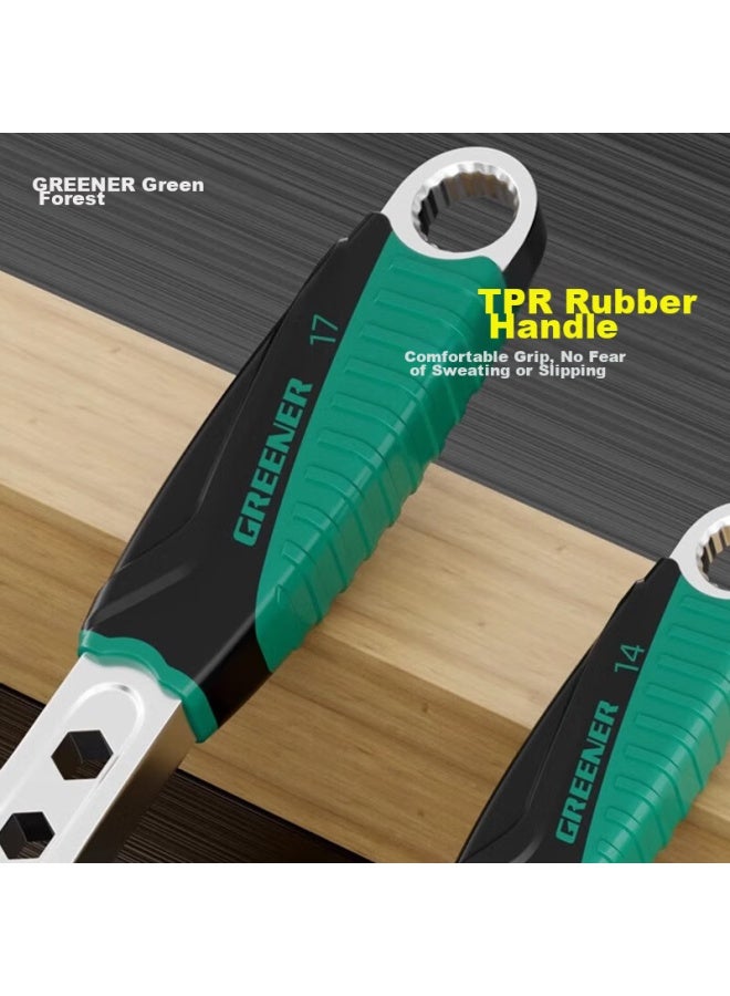Greener Adjustable Wrench, Multi-functional Household Universal Adjustable Wrench, 15-inch Open-end Plumbing Wrench, Adjustable Spanner - Image 4
